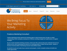 Tablet Screenshot of freelance-marketing.com